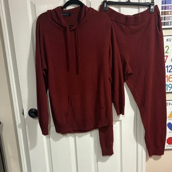 New York & Company burgundy Set - Picture 1 of 7